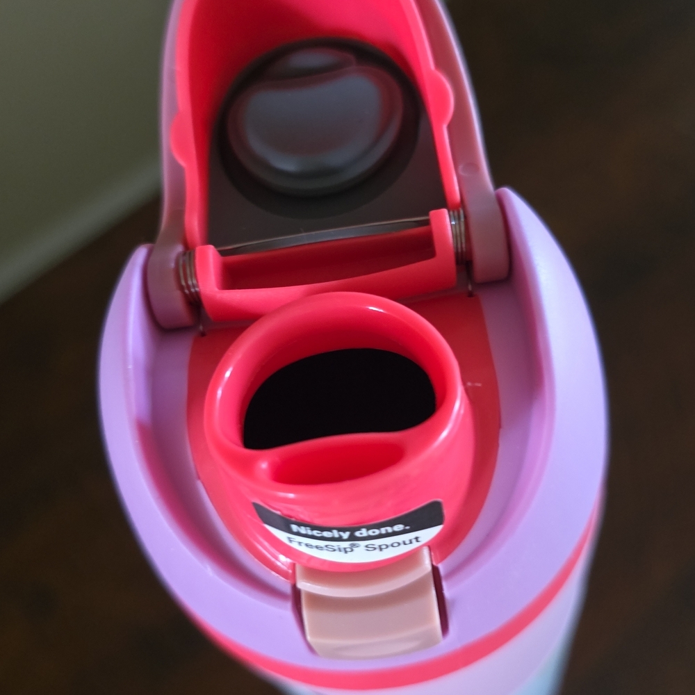 Owala Pink Insulated Travel Bottle with Secure Lid - Picture 2 of 3